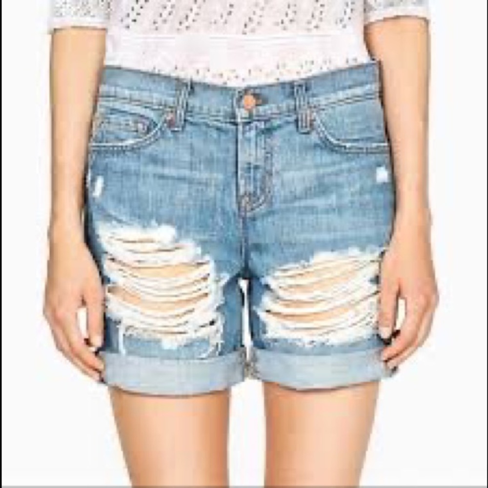 J Brand Boyfriend Jean Short NWOT